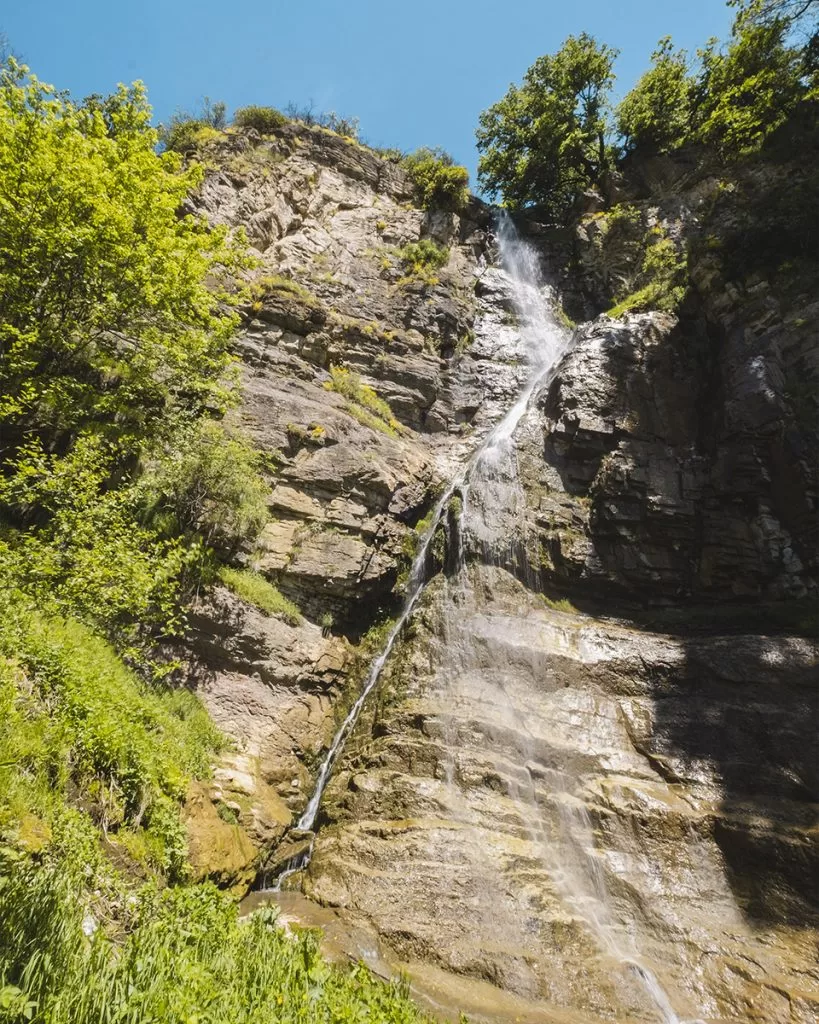 Водопад Под Камико през пролетта